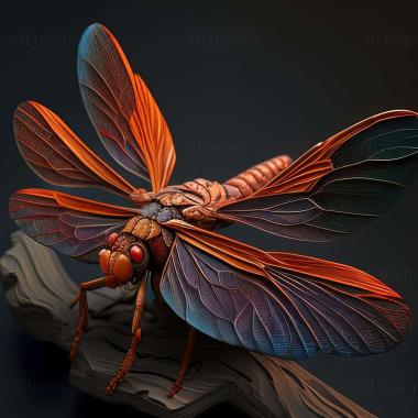 3D model Lyriothemis tricolor (STL)